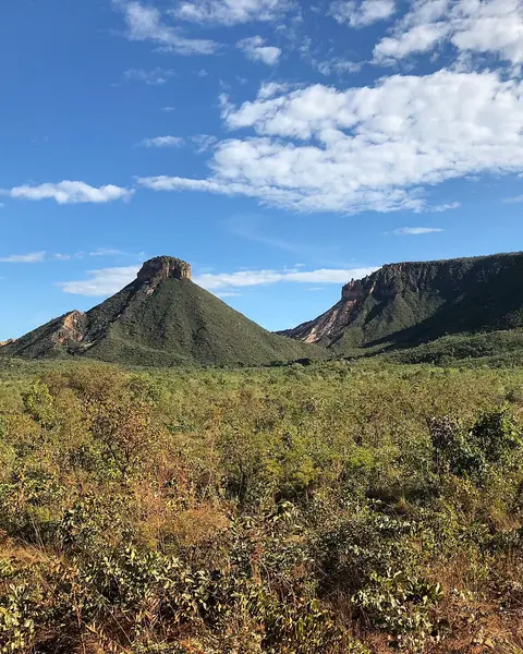 Serra do Jalapão com céu aberto